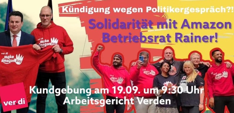 Solidarität mit Rainer bei Amazon